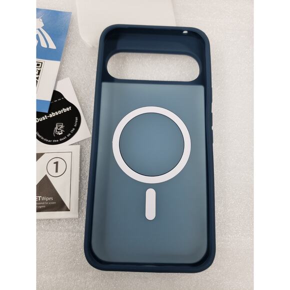 For Google Pixel 10, 9 Pro XL Case Mag Matte Shockproof Cover. Blue. Frosted - Picture 2 of 16